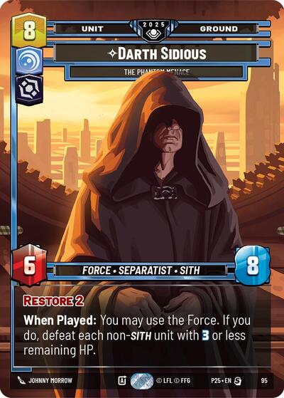 Darth Sidious - The Phantom Menace - 95 - Special - Organized Play Promos