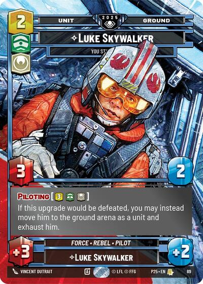 Luke Skywalker - You Still With Me? - 89 - Rare - Organized Play Promos