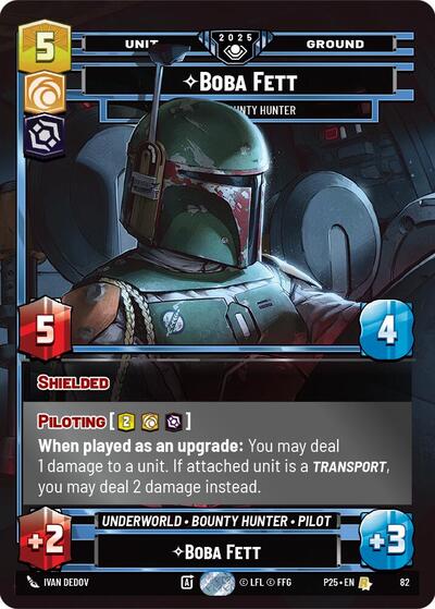 Boba Fett - Feared Bounty Hunter - 82 - Rare - Organized Play Promos