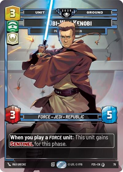 Obi-Wan Kenobi - Protective Padawan - 79 - Special - Organized Play Promos