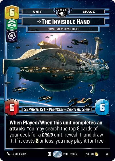 The Invisible Hand - Crawling With Vultures - 78 - Rare - Organized Play Promos