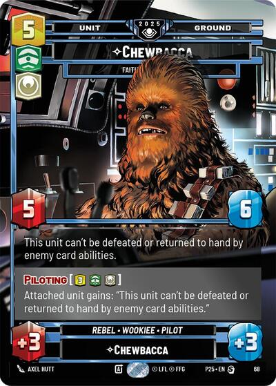Chewbacca - Faithful First Mate - 68 - Special - Organized Play Promos