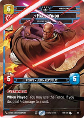 Mace Windu - Leaping into Action - 69 - Uncommon - Organized Play Promos