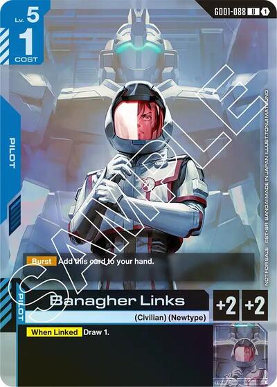 Banagher Links (Launch Event) - GD01-088 - UNCOMMON - Gundam Promotional Cards
