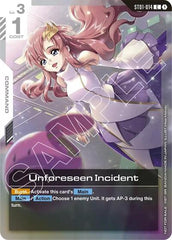 Unforeseen Incident (Store Tournament Participant Pack 01) - ST01-014 - COMMON - Gundam Promotional Cards