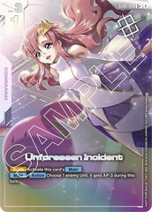 Unforeseen Incident (Store Tournament Winner Pack 01) - ST01-014 - Full Art Common - Gundam Promotional Cards