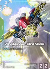 Wing Gundam (Bird Mode) (Store Tournament Winner Pack 01) - ST02-002 - Full Art Common - Gundam Promotional Cards