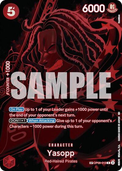 Yasopp - OP09-013 - Rare (Special Alternate Art) - Legacy of the Master