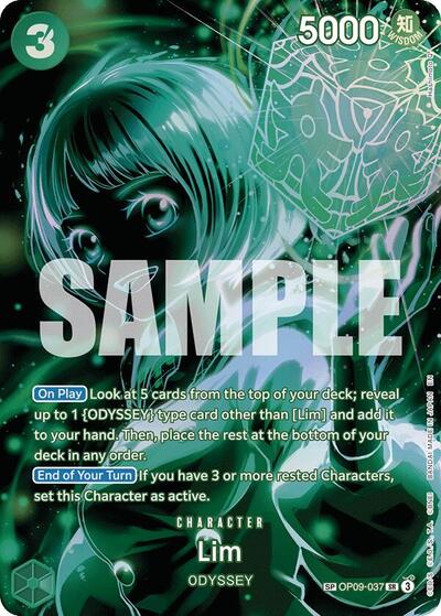 Lim - OP09-037 - Super Rare (Special Alternate Art) - Legacy of the Master