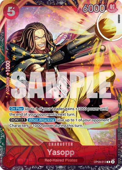 Yasopp (Championship 25-26 Offline Regionals Season 2) - OP09-013 - Rare - One Piece Promotion Cards