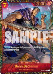 Benn.Beckman (Championship 25-26 Offline Regionals Season 2) - OP09-009 - Super Rare - One Piece Promotion Cards