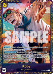 Koby - OP11-119 - Secret Rare (Treasure Cup August 2025) - One Piece Promotion Cards
