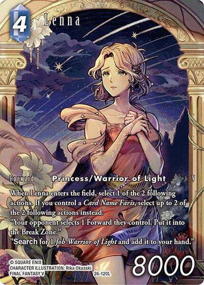 Lenna - 26-120L - Legend (Full Art) - Gunslinger in the Abyss