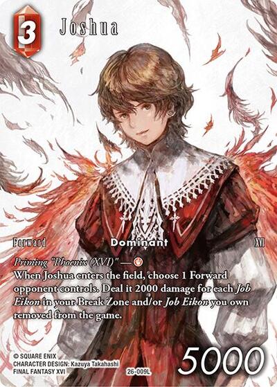 Joshua - 26-009L - Rare (Full Art) - Gunslinger in the Abyss