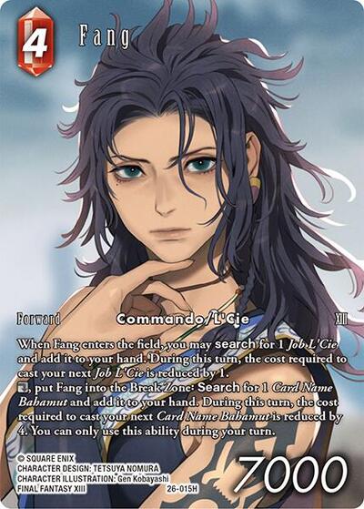 Fang - 26-015H - Hero (Full Art) - Gunslinger in the Abyss