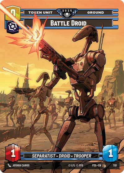 Battle Droid // Clone Trooper - T01 // T03 - Common - Organized Play Promos