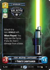 Yoda's Lightsaber - 107 - Rare - Organized Play Promos