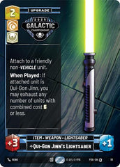 Qui-Gon Jinn's Lightsaber - 111 - Special - Organized Play Promos