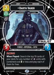 Darth Vader - Commanding the First Legion (Finalist) - 114 - Legendary - Organized Play Promos