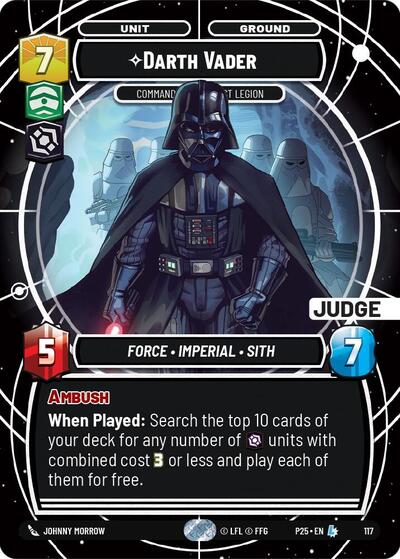 Darth Vader - Commanding the First Legion - 117 - Legendary - Judge Promos