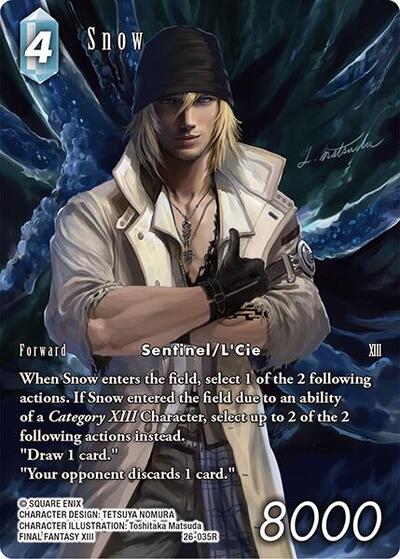 Snow - 26-035R - Rare (Full Art) - Gunslinger in the Abyss