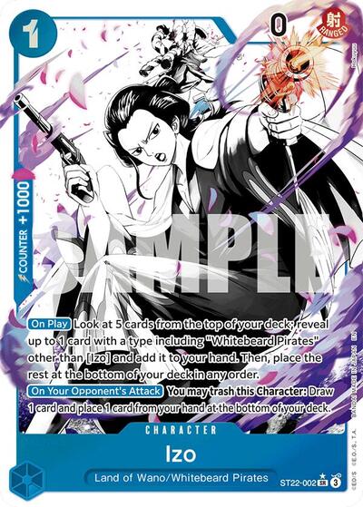 Izo - ST22-002 - Super Rare (Parallel) - Ace & Newgate