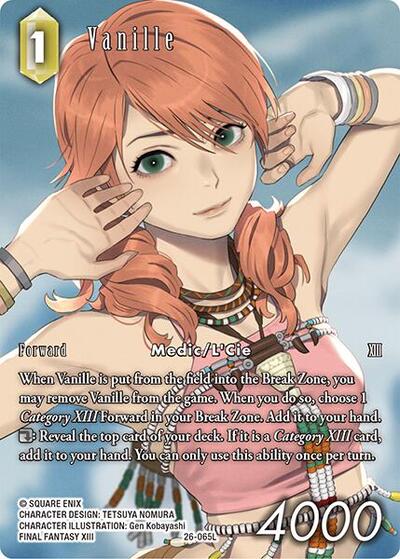 Vanille - 26-065L - Legend (Full Art) - Gunslinger in the Abyss