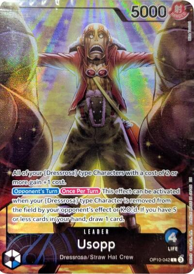 Usopp (Official Playmat -Limited Edition Vol. 3-) - OP10-042 - Leader - One Piece Promotion Cards