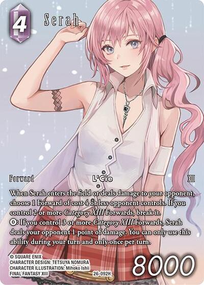 Serah - 26-092H - Hero (Full Art) - Gunslinger in the Abyss