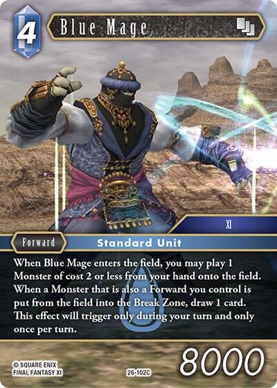 Blue Mage - 26-102C - Common - Gunslinger in the Abyss