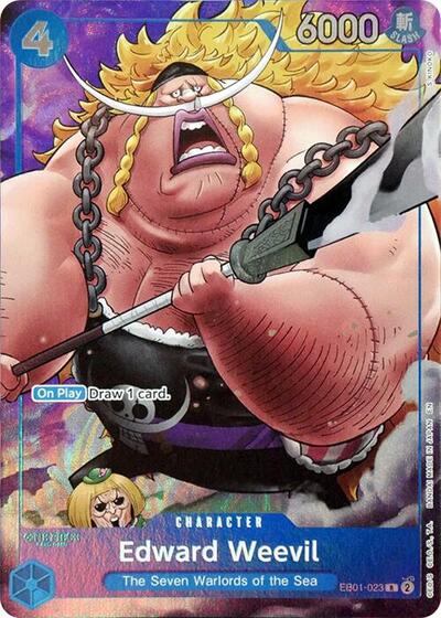 Edward Weevil (Seven Warlords of the Sea Binder Set) - EB01-023 - Rare - One Piece Promotion Cards