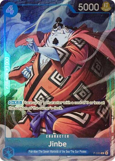 Jinbe (Seven Warlords of the Sea Binder Set) - P-030 - Promo - One Piece Promotion Cards