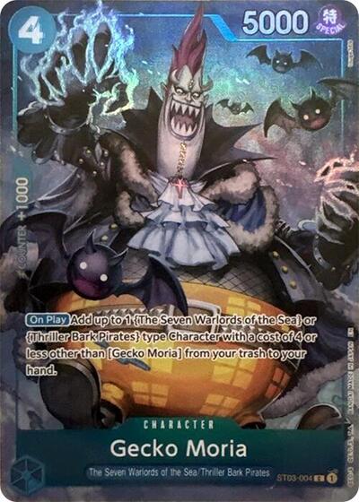 Gecko Moria (Seven Warlords of the Sea Binder Set) - ST03-004 - Common - One Piece Promotion Cards