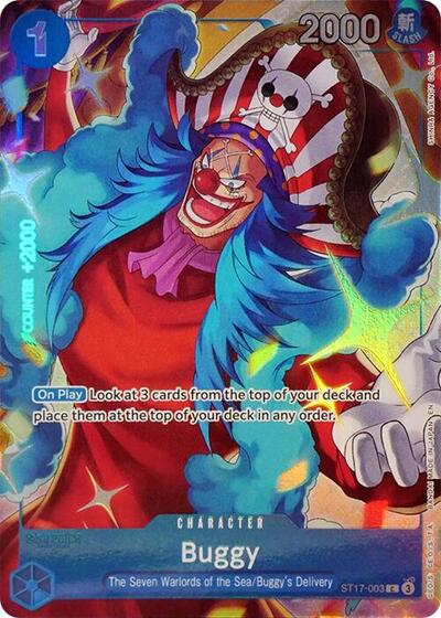 Buggy (Seven Warlords of the Sea Binder Set) - ST17-003 - Common - One Piece Promotion Cards