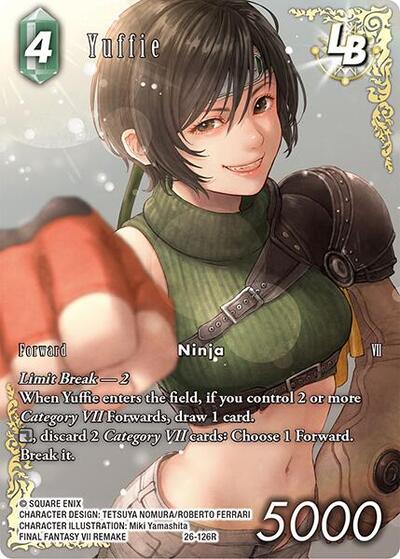 Yuffie LB - 26-126R - Rare (Full Art) - Gunslinger in the Abyss