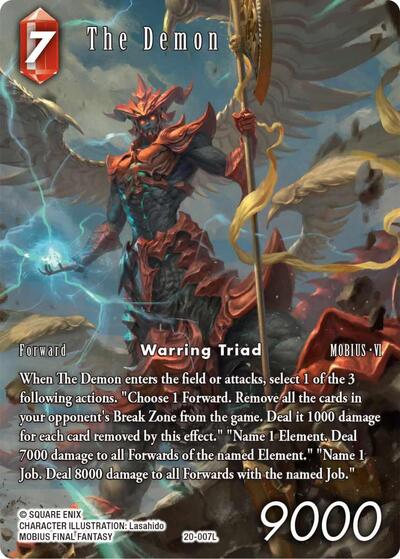 The Demon - 20-007L - Legend (Full Art) - Gunslinger in the Abyss