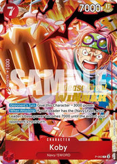 Koby (OP12 Release Event Winner) - P-092 - Promo - One Piece Promotion Cards