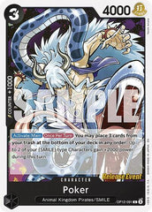 Poker - OP12-091 - Common - Legacy of the Master Release Event Cards