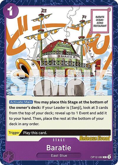 Baratie - OP12-080 - Common - Legacy of the Master Release Event Cards