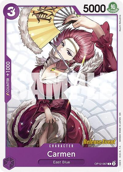 Carmen - OP12-067 - Common - Legacy of the Master Release Event Cards