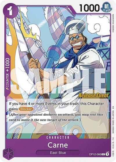 Carne - OP12-066 - Common - Legacy of the Master Release Event Cards