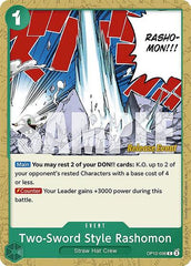 Two-Sword Style Rashomon - OP12-038 - Common - Legacy of the Master Release Event Cards