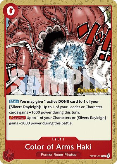 Color of Arms Haki - OP12-019 - Common - Legacy of the Master Release Event Cards