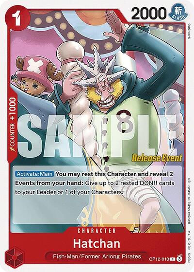 Hatchan - OP12-013 - Common - Legacy of the Master Release Event Cards