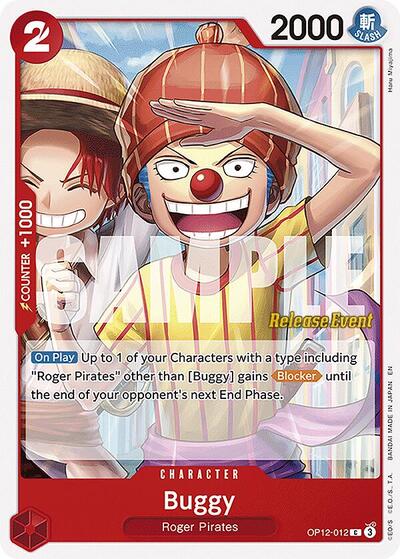Buggy - OP12-012 - Common - Legacy of the Master Release Event Cards