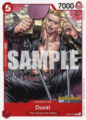 Duval - OP12-011 - Common - Legacy of the Master Release Event Cards
