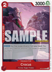 Crocus - OP12-003 - Uncommon - Legacy of the Master Release Event Cards