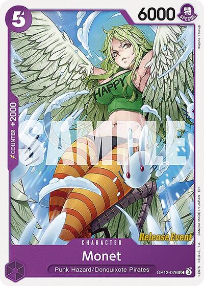 Monet - OP12-076 - Uncommon - Legacy of the Master Release Event Cards