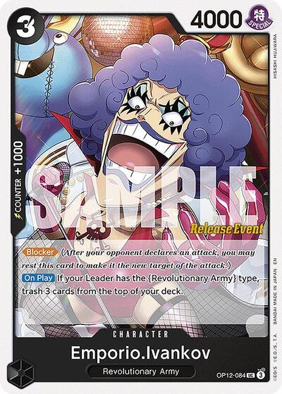 Emporio.Ivankov - OP12-084 - Uncommon - Legacy of the Master Release Event Cards