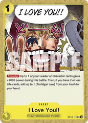 I Love You!! - OP12-115 - Uncommon - Legacy of the Master Release Event Cards